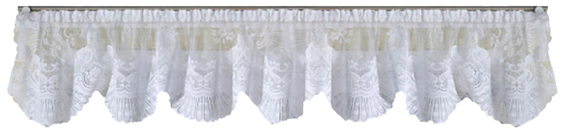 Weckbrodt Querbehang Siena Weiß Jacquard mit Bordüre - Bild 4