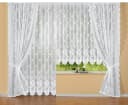Weckbrodt Gardine Siena Weiß Jacquard Seitenschal mit Bordüre Bild 1