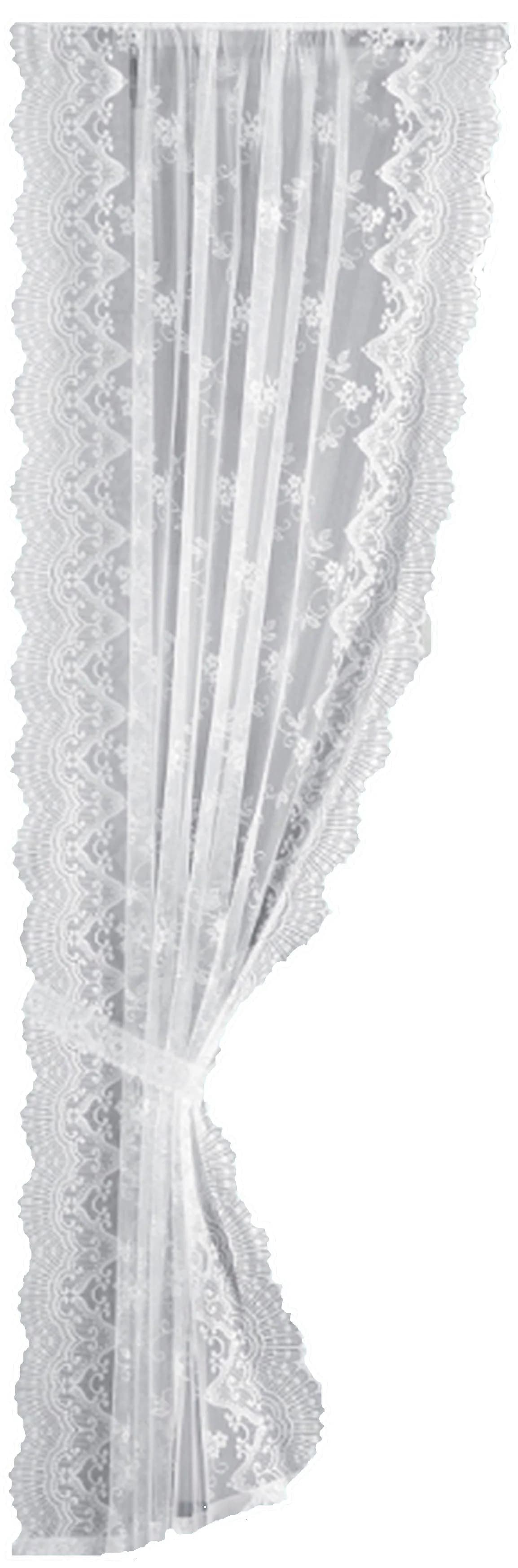 Weckbrodt Gardine Siena Weiß Jacquard Seitenschal mit Bordüre - Bild 5