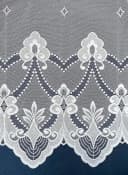Weckbrodt Gardine Weimar C-Bogen Weiß Floral Jacquard Bild 3