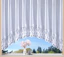 Weckbrodt Gardine Weimar C-Bogen Weiß Floral Jacquard Bild 5