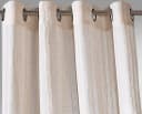 WECKBRODT Natural Linen Vorhang Beige Leinen-Optik Bild 3