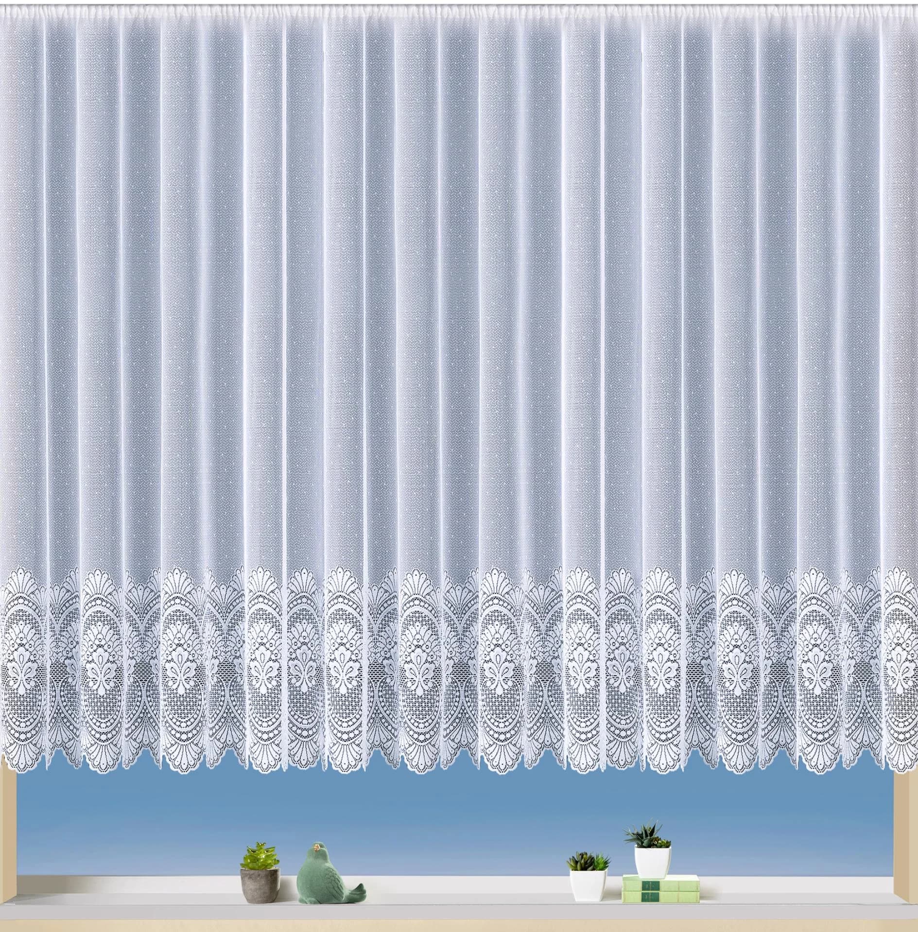 Gardine WECKBRODT 'Napoli' weiß, 900x175cm, Polyester, Jacquard