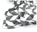 heimtexland Wohndecke Soft Flanell Kuscheldecke Chevron Raute Anthrazit Bild 3