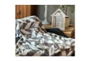 heimtexland Wohndecke Soft Flanell Kuscheldecke Chevron Raute Anthrazit Bild 4