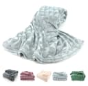 heimtexland Wohndecke Soft Flanell Kuscheldecke Silber Hellgrau Bild 2