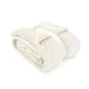 heimtexland Wohndecke Flauschige Cord Kuscheldecke Sherpa Fell Sofadecke Creme Bild 2