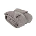 heimtexland Wohndecke Flauschige Cord Kuscheldecke Sherpa Fell Braun Bild 2