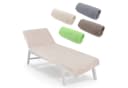 heimtexland Liegenauflage Liegestuhl Schonbezug Frottee Beige Typ 772 Bild 2