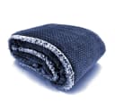 heimtexland Wohndecke Flauschig Samt Jacquard Flanell Navy-Blau Premium Bild 3