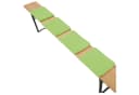 heimtexland Sitzkissen Bierbank 4er Set Grün Polycotton Bild 1