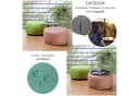 heimtexland Sitzkissen Outdoor Pouf Bodenkissen Anthrazit Bild 4