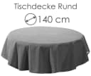 heimtexland Gartentischdecke Grau Wetterfest Robust UV-beständig Bild 4