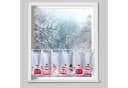 Heimtexland Weihnachts-Scheibengardine mit Schneemann-Motiv Bild 1