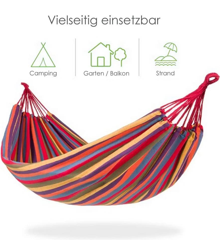 heimtexland Hängematte Boho Outdoor 80x190 Polycotton