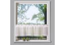 heimtexland Scheibengardine Landhaus Leinen Optik Beige Tunnelzug Bild 1