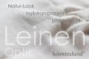 heimtexland Scheibengardine Landhaus Leinen Optik Beige Tunnelzug Bild 4