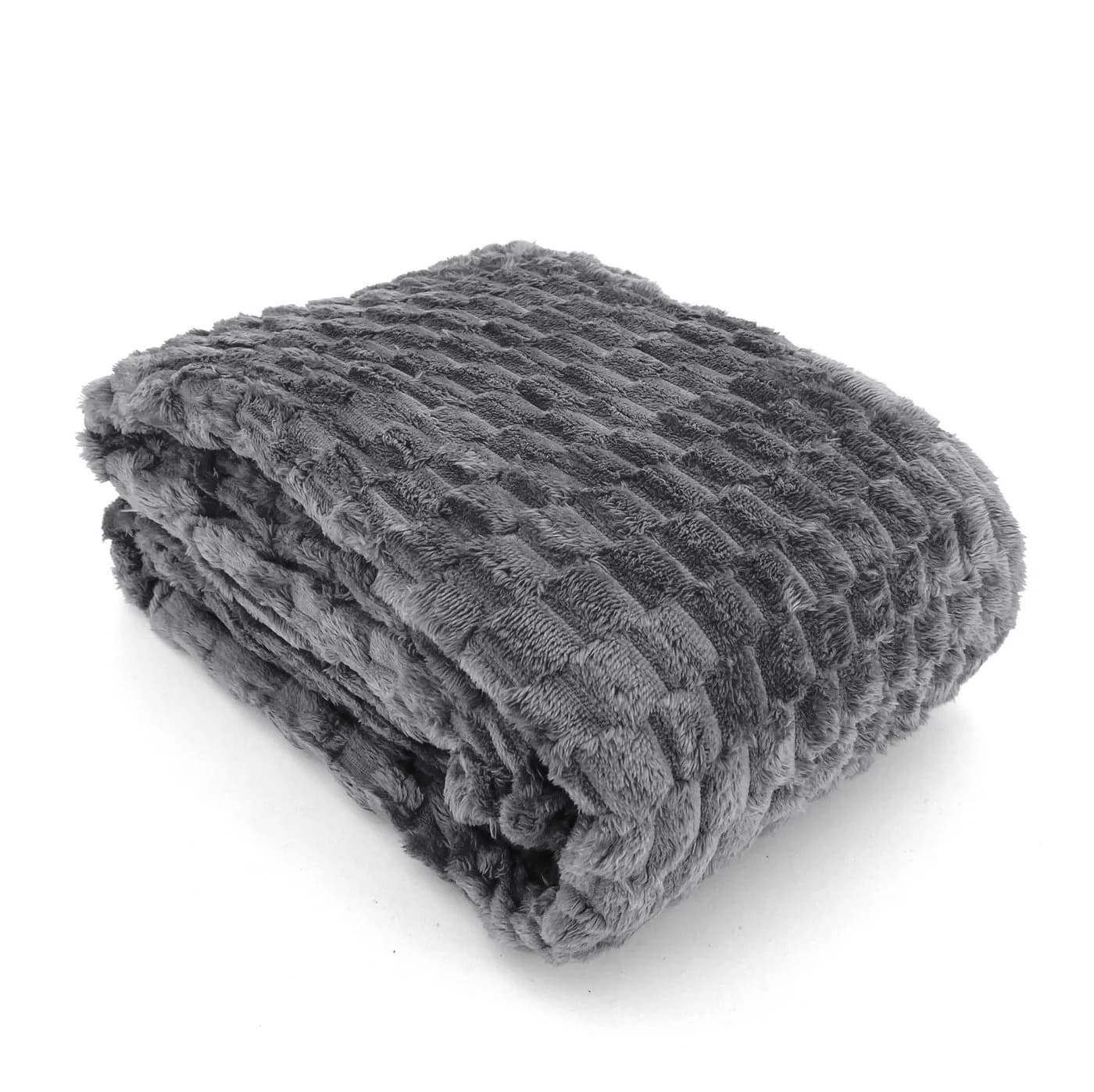heimtexland Flanell Kuscheldecke Anthrazit 150x200 cm - Bild 2