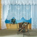 heimtexland Gardine Blumen Weiß Jacquard Langstore Bild 2