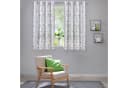 heimtexland Vorhang Deko Gardine Leinen-Optik Sterne Natur Grau Transparent Bild 1