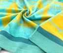 heimtexland Strandtuch XL 90x160 cm Jacquard Velours Bunt Bild 4