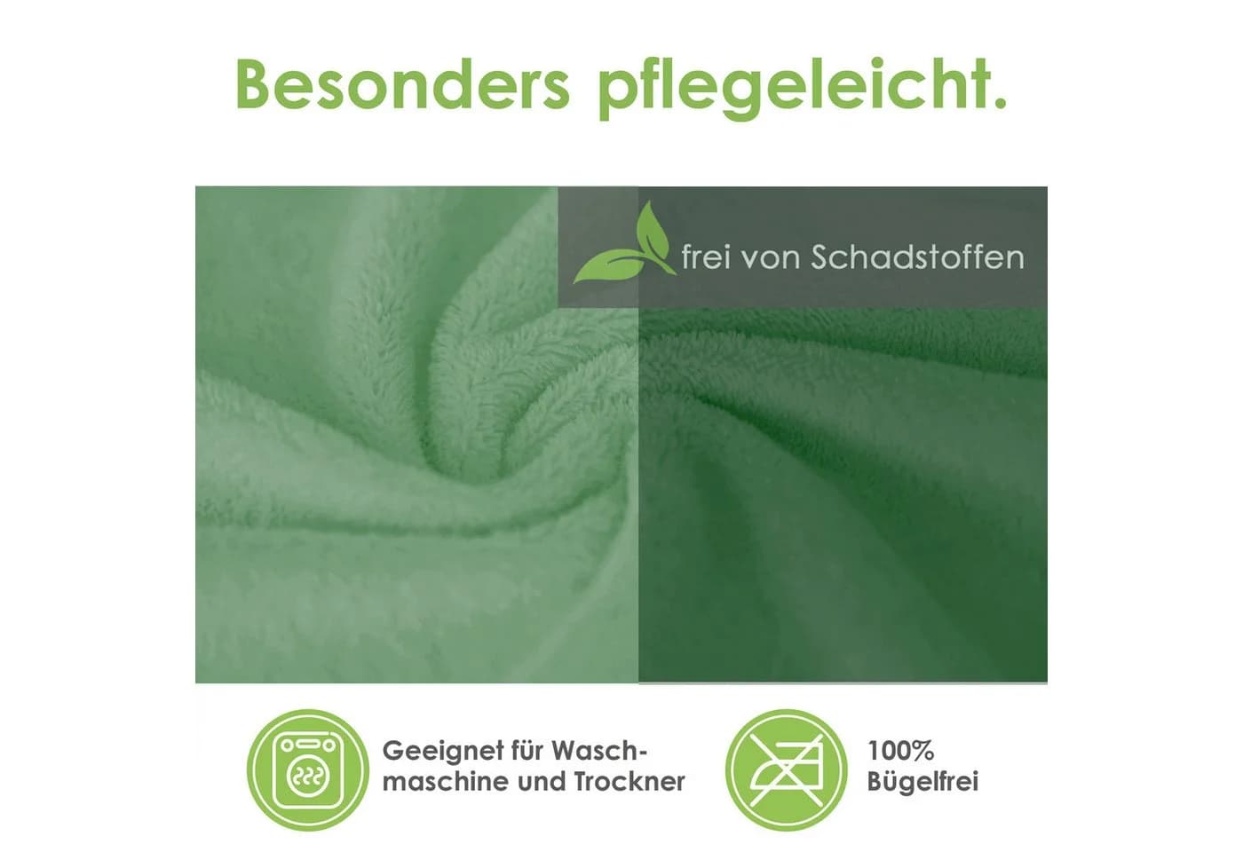 heimtexland Wende-Bettwäsche Winter Cashmere Touch Salbei Microfaser - Bild 3