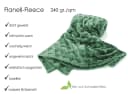 heimtexland Wohndecke Soft Flanell Kuscheldecke Waldgrün Rautenmuster Bild 4