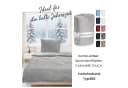 heimtexland Cashmere Touch Wende Bettwäsche Cord-Optik Silber Microfaser 2-teilig 135x200 Bild 5
