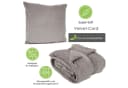 heimtexland Super Soft Cord Kissenbezug 45x45 cm Taupe Bild 1