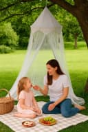 heimtexland Betthimmel Moskitonetz Insektenschutz Garten Kinderzimmer Bild 4