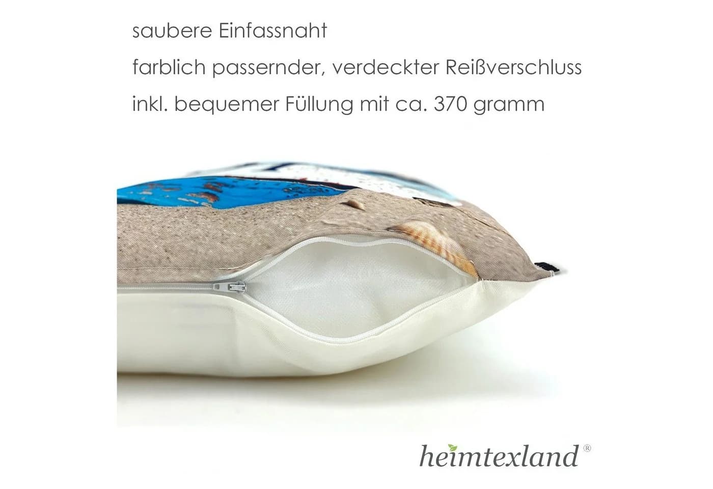 heimtexland Dekokissen Outdoor 45x45 cm Lotus-Effekt Wasserabweisend - Bild 3