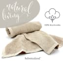 heimtexland Wohndecke Waffelpique Sommerbettdecke Baumwolle Beige Bild 1