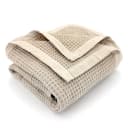 heimtexland Wohndecke Waffelpique Sommerbettdecke Baumwolle Beige Bild 2