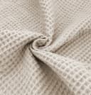 heimtexland Wohndecke Waffelpique Sommerbettdecke Baumwolle Beige Bild 4