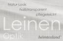 heimtexland Scheibengardine Landhaus Gardine Leinen Optik natur Kurzstore Bild 4