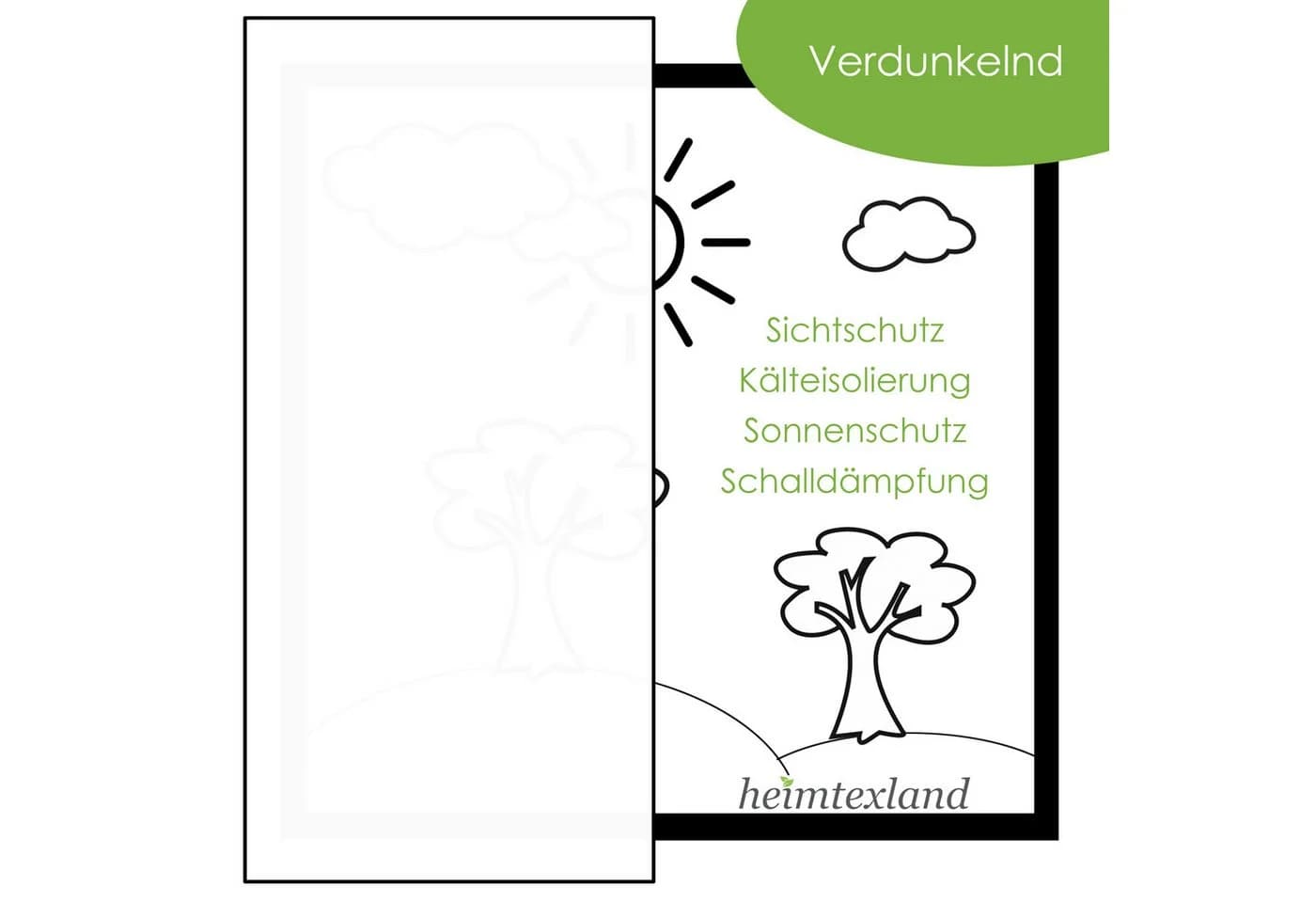 heimtexland Verdunkelungsvorhang 2er Pack Mikrofaser Kräuselband Thermo - Bild 5