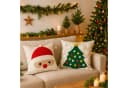 heimtexland Weihnachtsdeko Kissenhülle Beige/Bunt Polycotton Bild 1