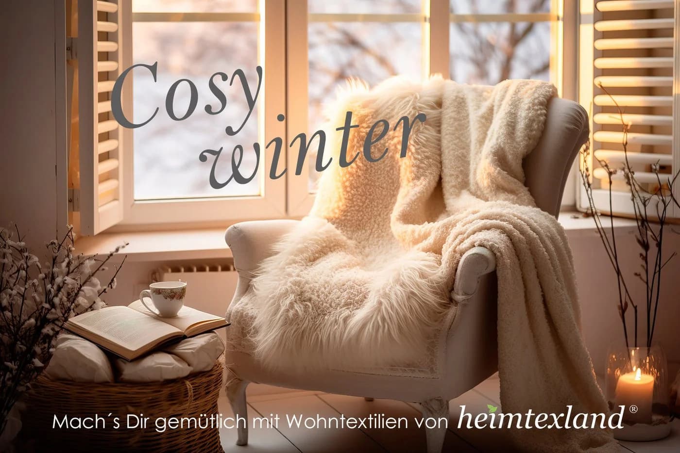 heimtexland Dekokissen Strick Kissenhülle Fuchs Applikation Kinderzimmer - Bild 4