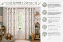heimtexland Kindergardine Safari Motiv Polyester Leinen-Optik Bild 5
