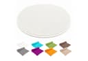 heimtexland Badematte Chenille Rund 60 cm Beige Rutschfest Bild 2