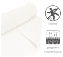 heimtexland Badematte Chenille Rund 60 cm Beige Rutschfest Bild 4