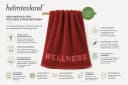 heimtexland Saunatuch Walkfrottier Rot 70x180 cm Bild 4