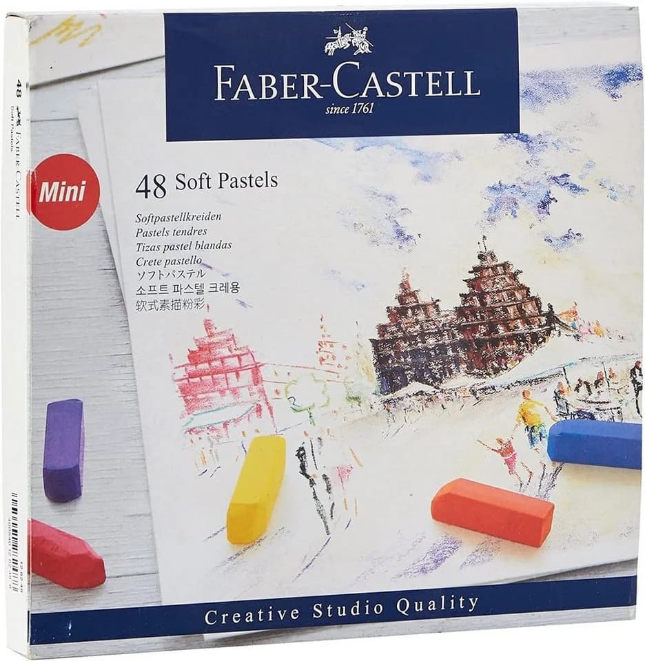 Faber-Castell Kreativset Softpastellkreiden Mini 48er Set - Bild 2