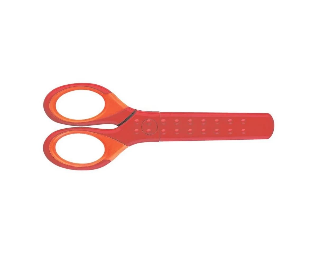Faber-Castell Papierscheren Grip 20 cm Rot - Bild 3