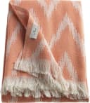 TOM TAILOR HOME Wohndecke Zig Zag Orange/Braun Fransen Bild 2