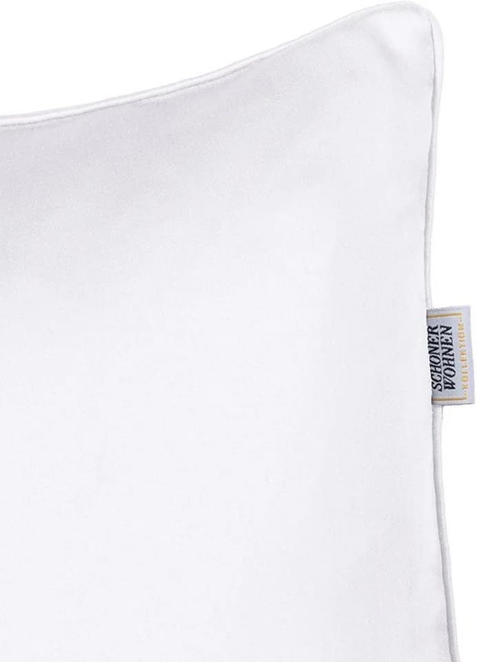 SCHÖNER WOHNEN Kissenbezüge Pure Weiß Satin 2-tlg. 40x80cm