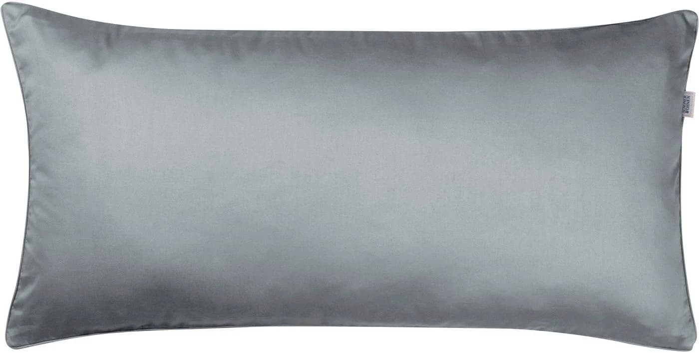 SCHÖNER WOHNEN Kissenbezüge Pure Grau Satin 40x80cm 2-tlg - Bild 2