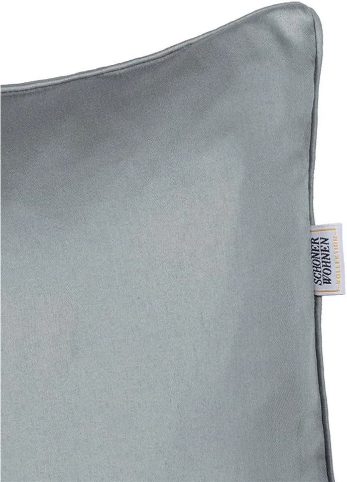 SCHÖNER WOHNEN Kissenbezüge Pure Grau Satin 40x80cm 2-tlg - Bild 3