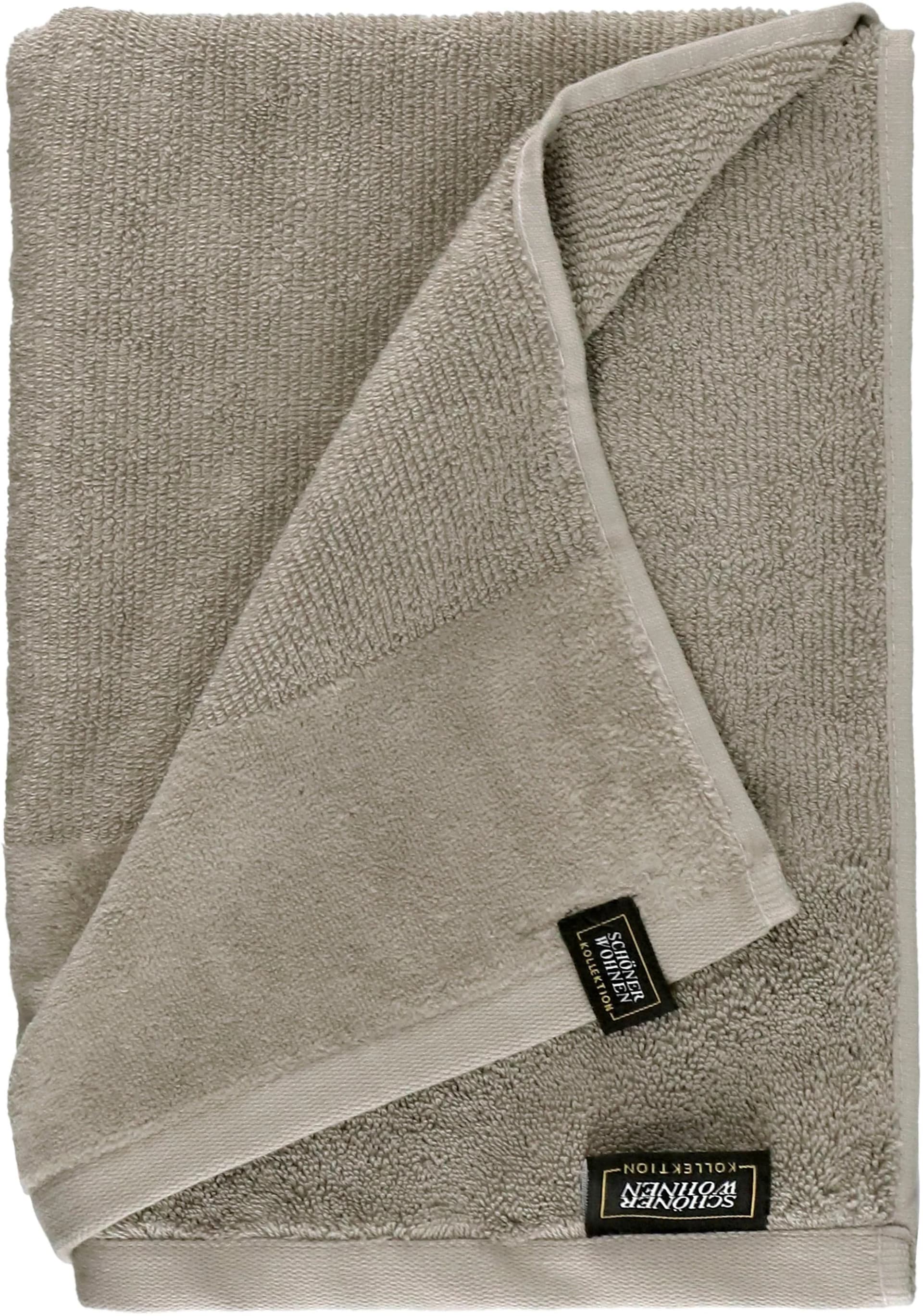 Schöner Wohnen Duschtuch Sense Beige Frottee 100% Baumwolle