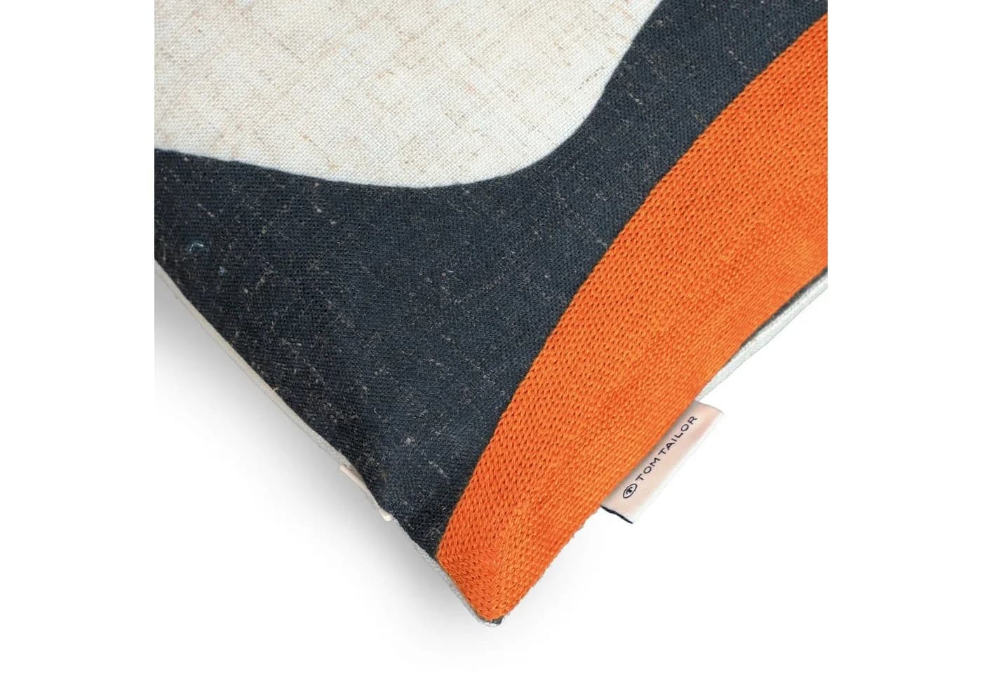 Tom Tailor Kissenhülle Summer Shapes Orange Polyester Leinen - Bild 4